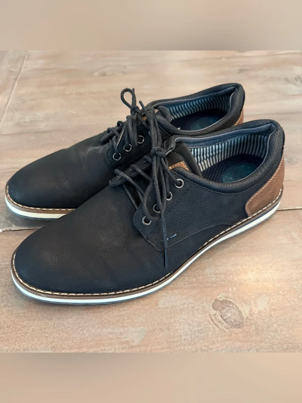 Nunn Bush Men's Hyde II Plain Toe Oxfords Sz 8 Preowned